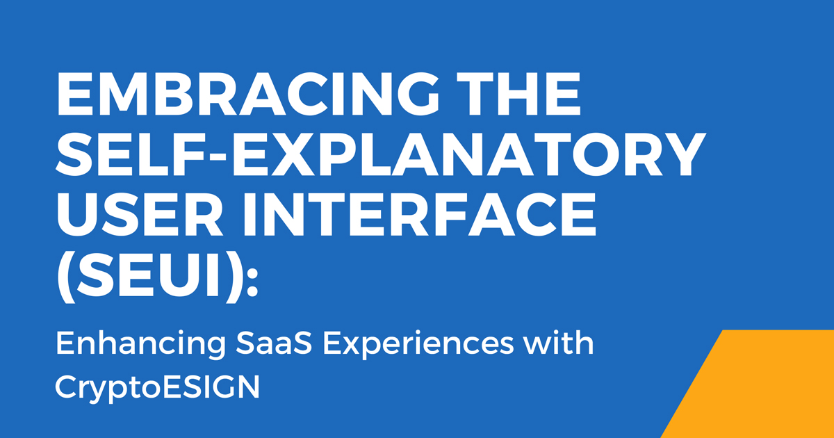 Embracing the Self-Explanatory User Interface (SEUI): Enhancing SaaS Experiences with Cesign